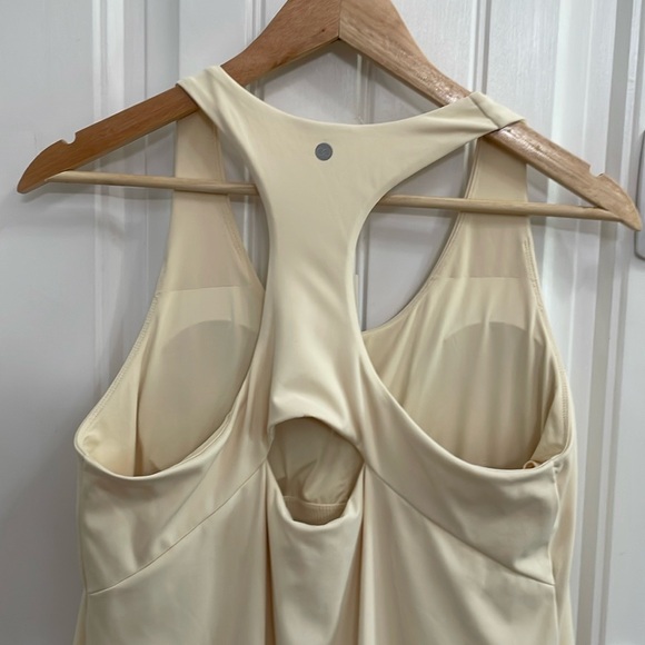 CALIA nude slip dress with built in shapewear underneath. L - Picture 3 of 9